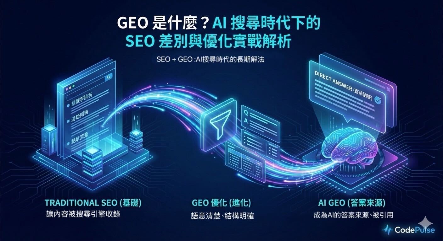 GEO是什麼？與SEO的差異解析