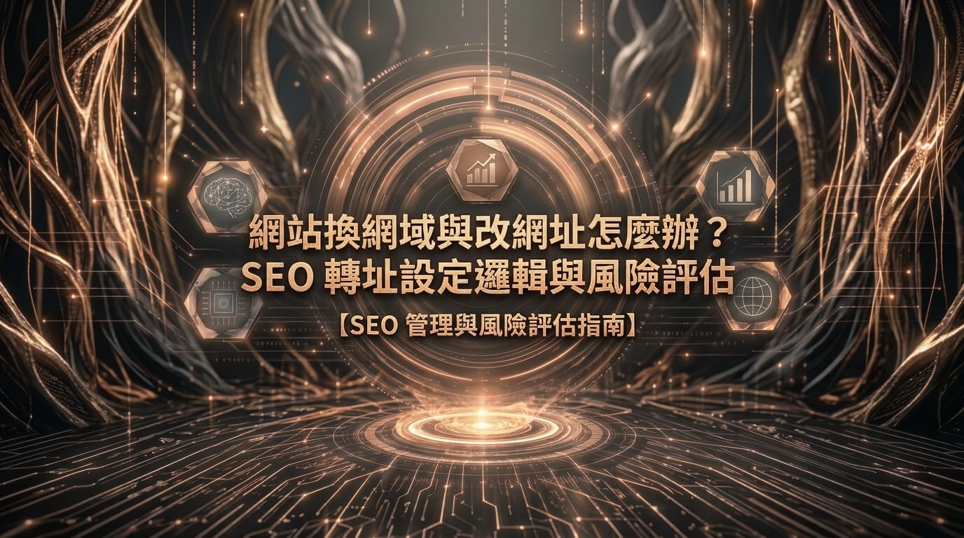網站換網域與改網址怎麼辦？SEO 轉址設定邏輯與風險評估